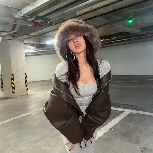 Faux Fur Bucket Hat ▪︎ Acorn main image 10